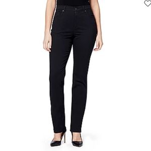 Gloria Vanderbilt - Women's Amanda Jeans in Black - SZ: 14